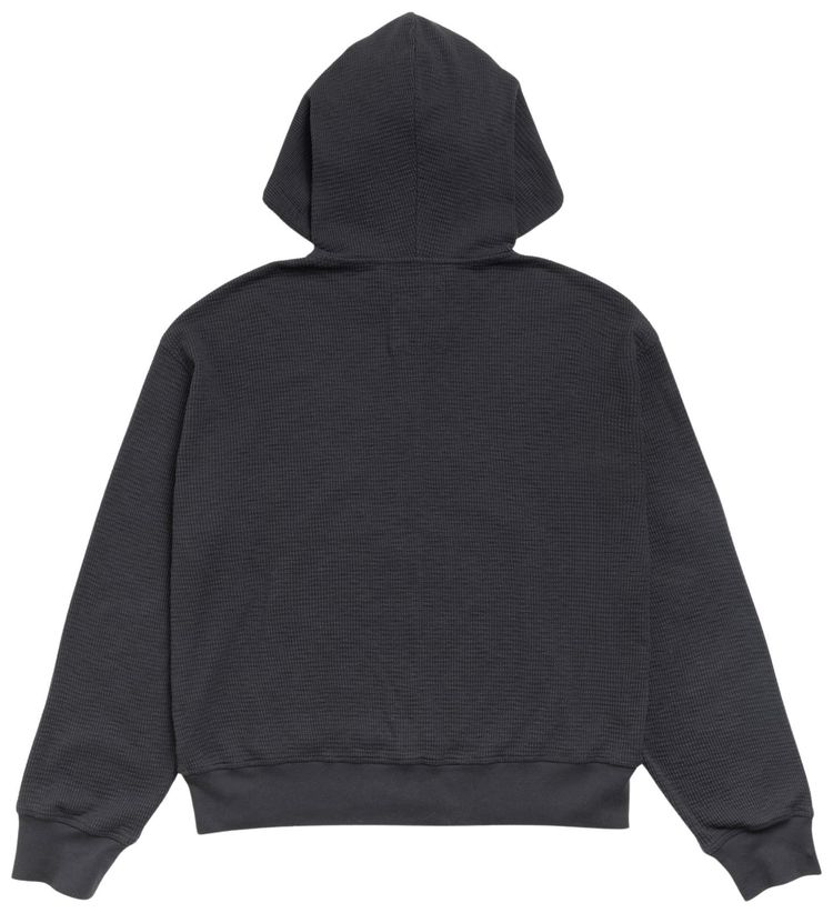 Stussy Lightweight Thermal Hoodie Faded Black