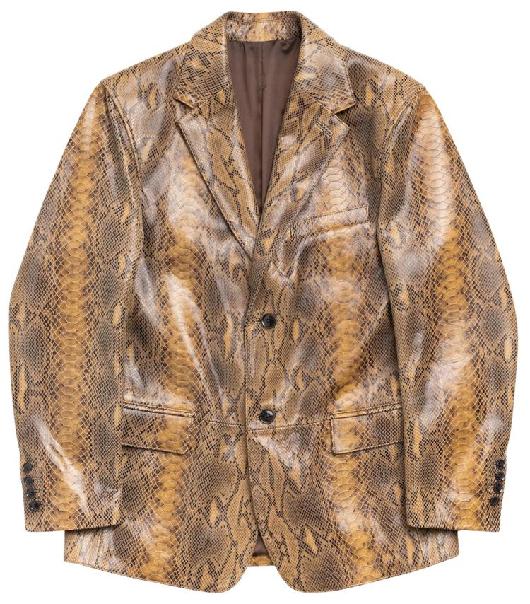 Stussy Leather Blazer Snake