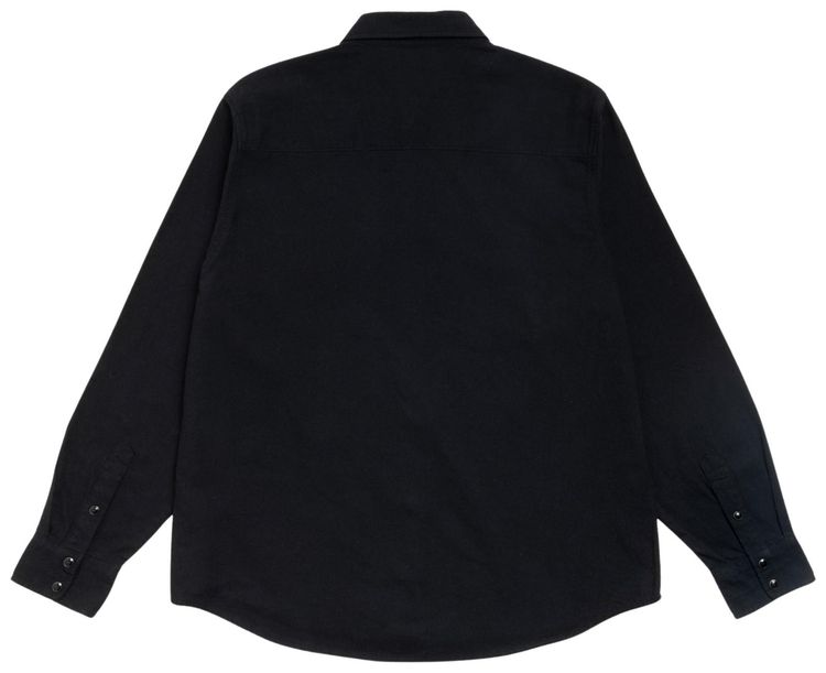 Stussy Cotton Silk Western Shirt Black