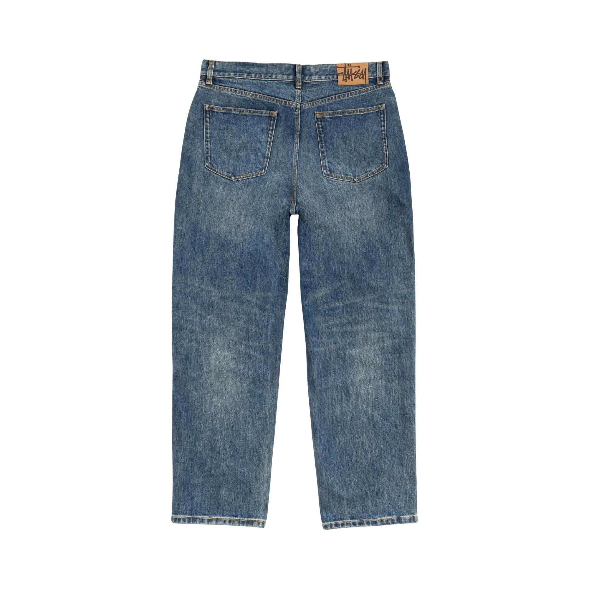 Buy Stussy Big Ol' Jean Slub Denim 'Blue' - 116797 BLUE | GOAT