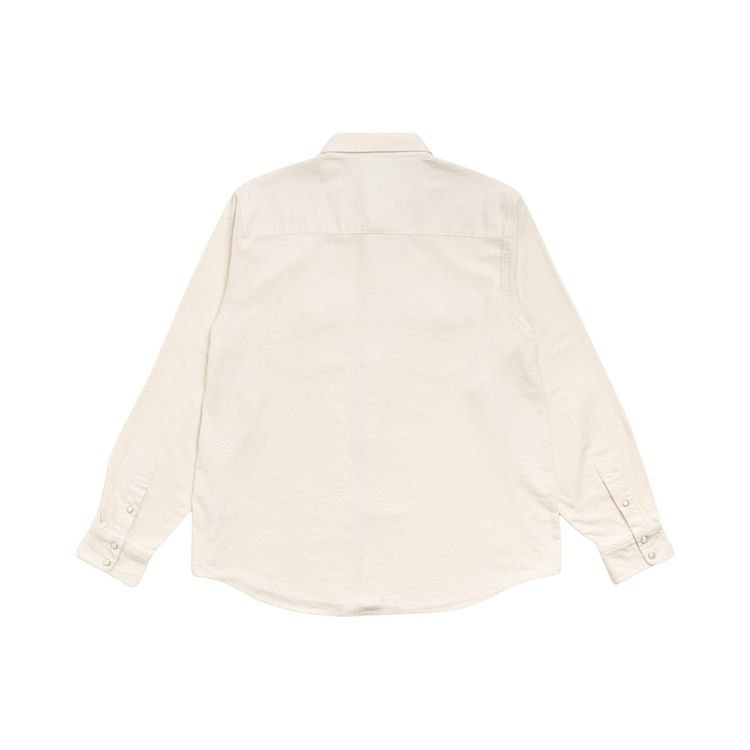 Stussy Cotton Silk Western Shirt Off White