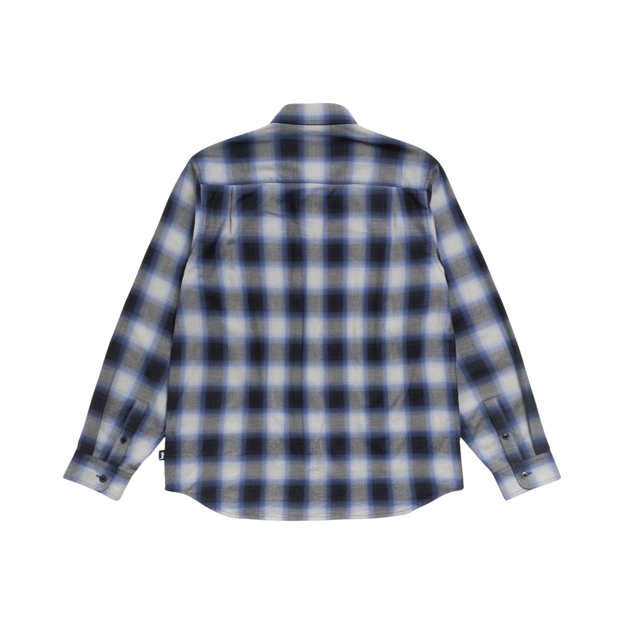 Buy Stussy Beach Ombre Plaid Shirt 'Black' - 1110391 BLAC | GOAT