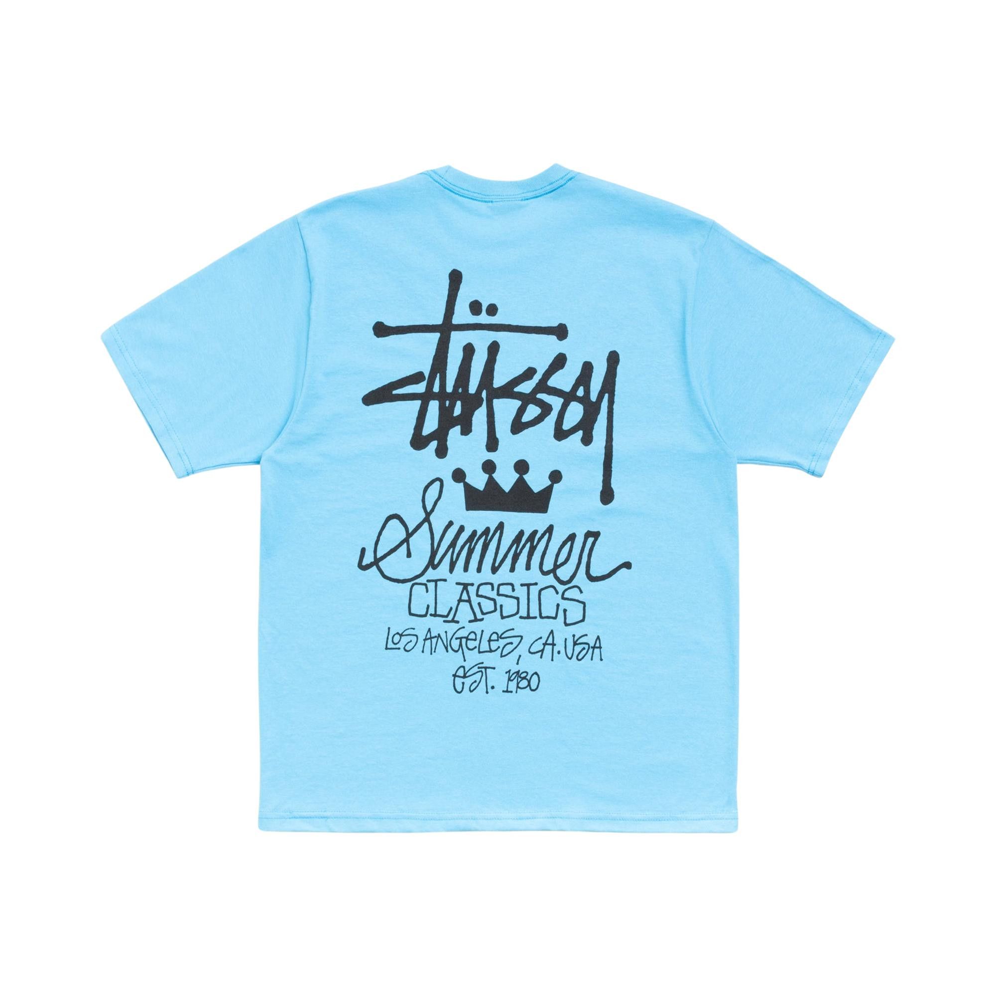 トップス stussy SUMMER CLASSICS TEE Buy Stussy Summer Classics Tee 'Sky Blue' - 1905197 SKY | GOAT