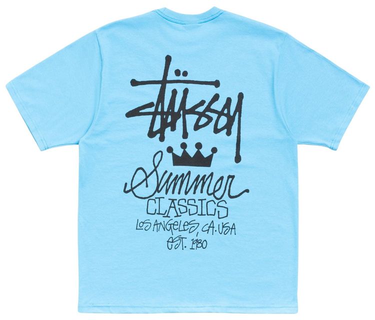 Stussy Summer Classics Tee Sky Blue