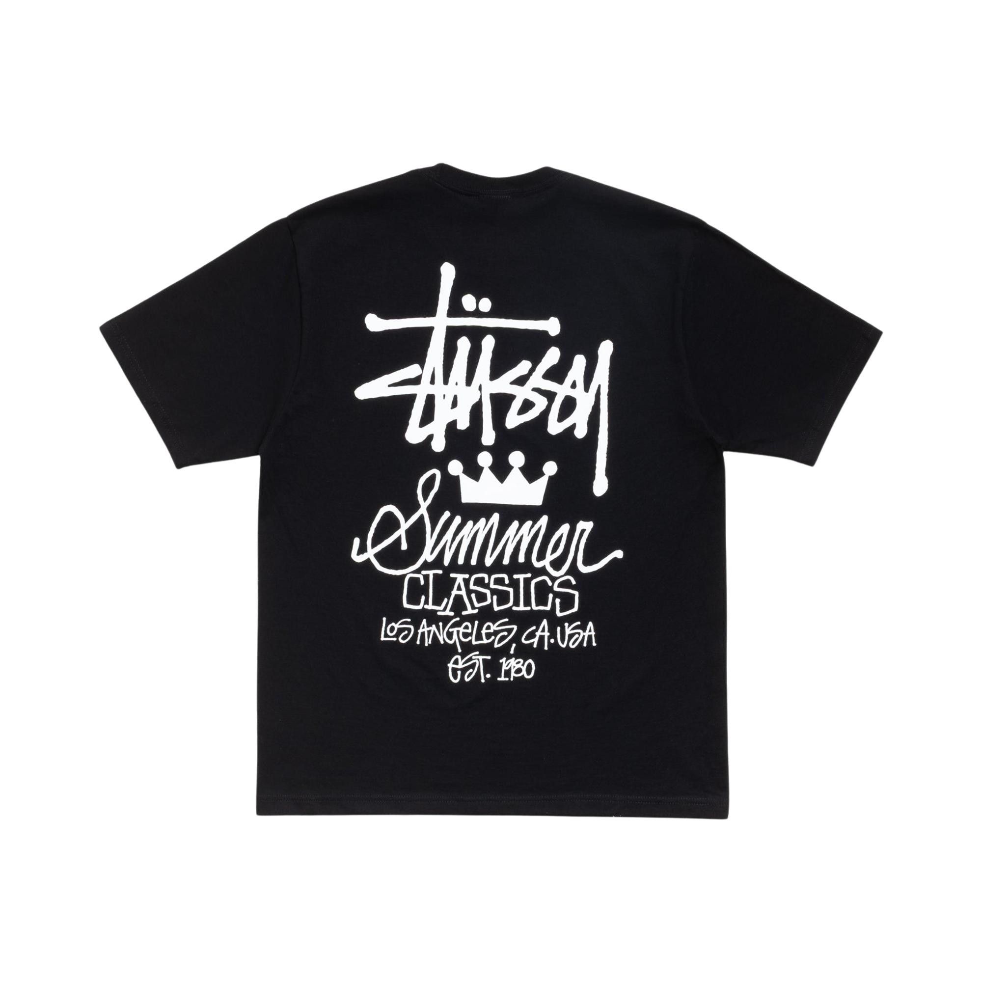 Buy Stussy Summer Classics Tee 'Black' - 1905197 BLAC | GOAT