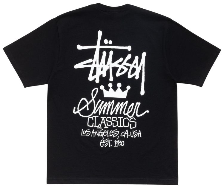 Stussy Summer Classics Tee Black