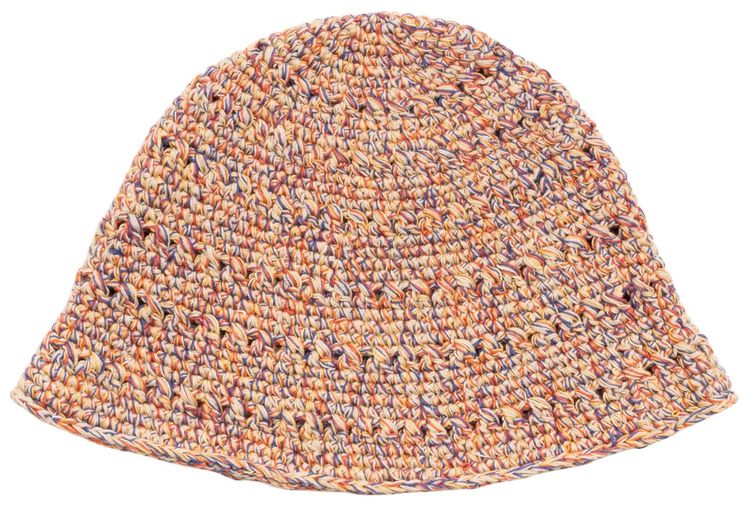 Stussy Hemp Stock Knit Bucket Hat Multi Tan