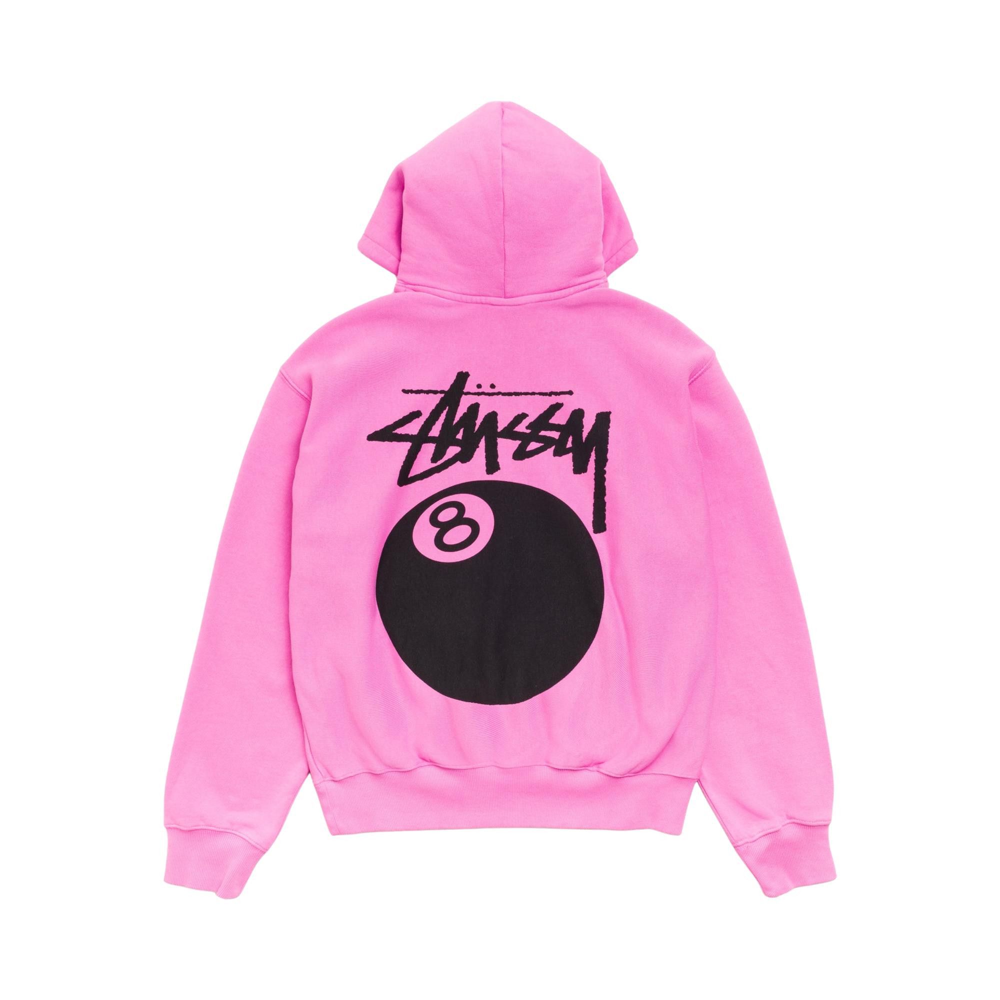 Buy Stussy 8 Ball Hoodie Garment Dyed 'Pink' - 1925022GD PINK | GOAT