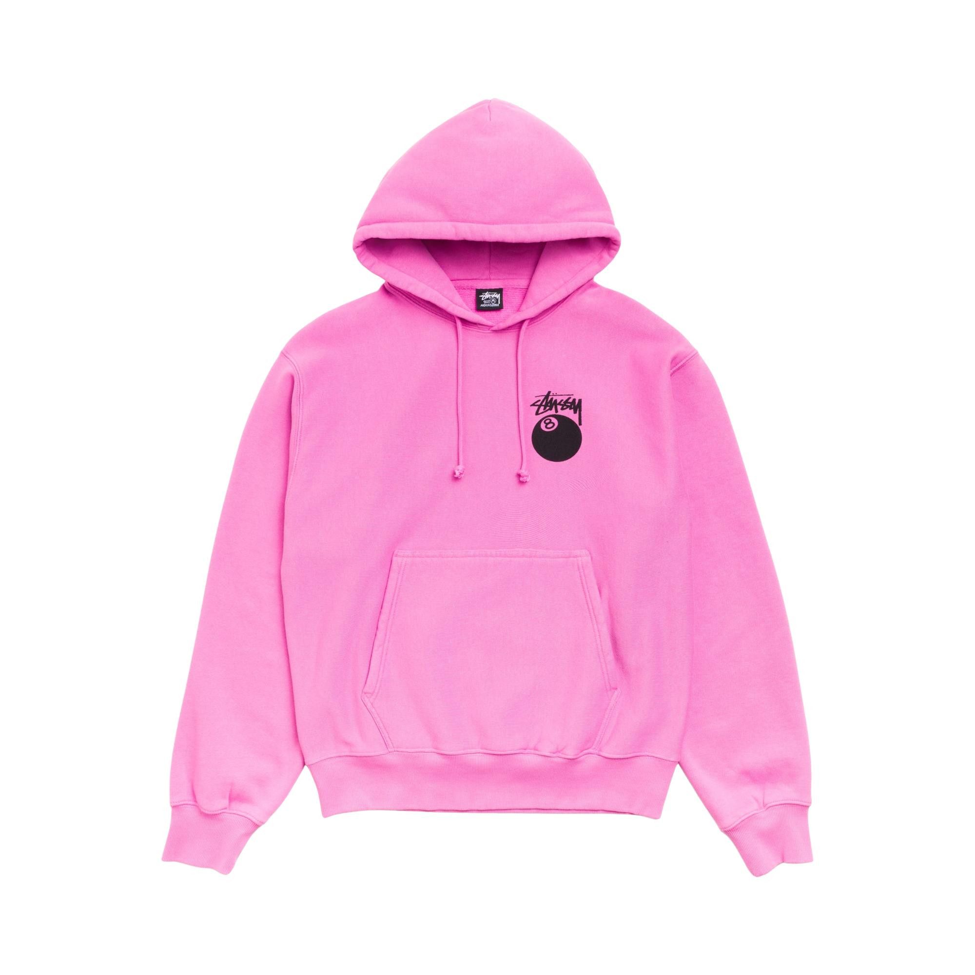 Buy Stussy 8 Ball Hoodie Garment Dyed 'Pink' - 1925022GD PINK | GOAT