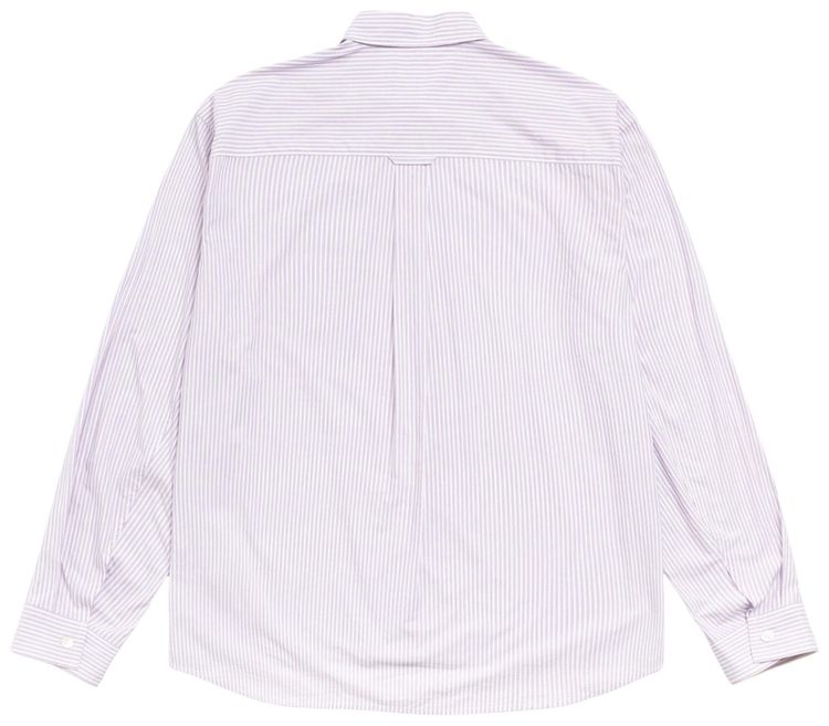 Stussy Standard Shirt Purple Stripe