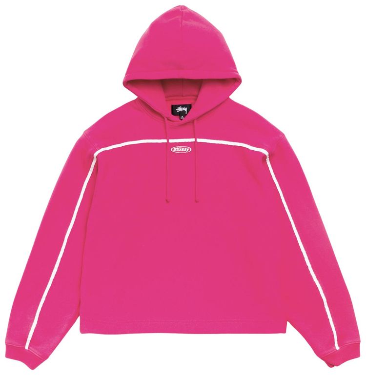 Stussy Oval Pullover Hoodie Pink