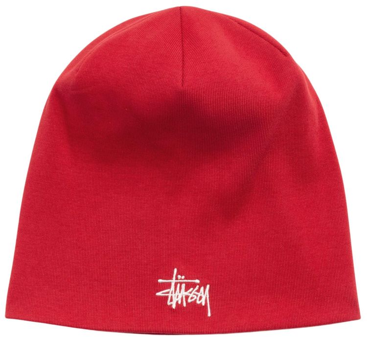 Stussy Jersey Skullcap Red