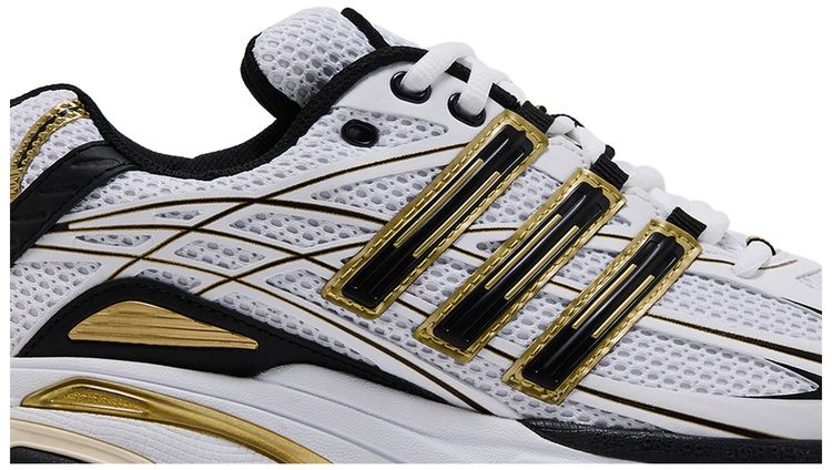 adidas Adistar Cushion White Black Gold Metallic