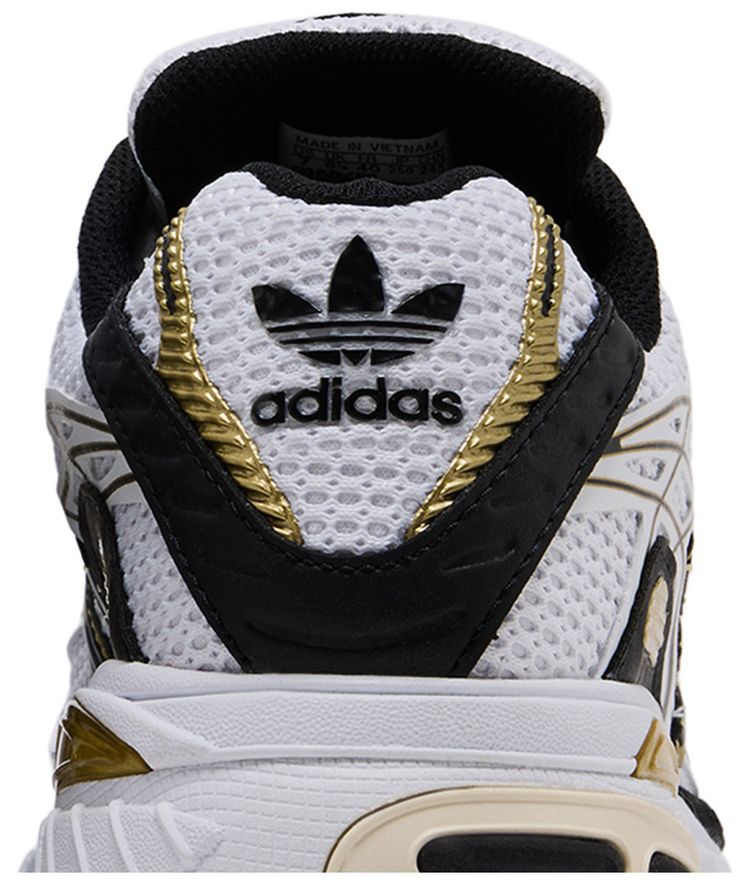 adidas Adistar Cushion White Black Gold Metallic