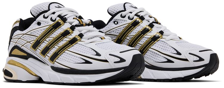 adidas Adistar Cushion White Black Gold Metallic