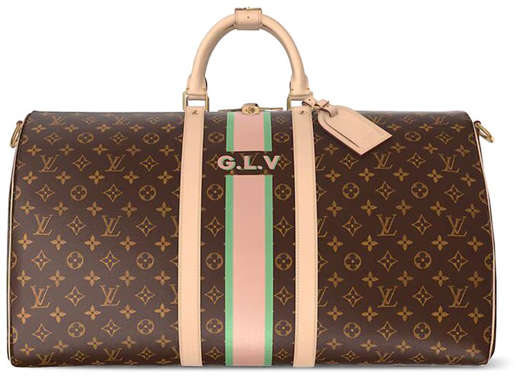 Louis Vuitton Keepall Bandouliere 55 Mon Monogram Custom Order Brown Monogram Canvas