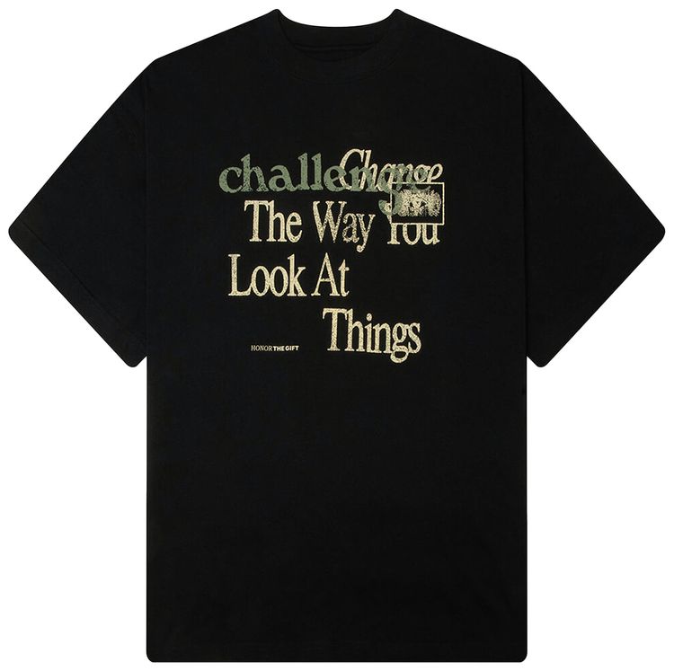 Honor The Gift Challenge Short Sleeve Black