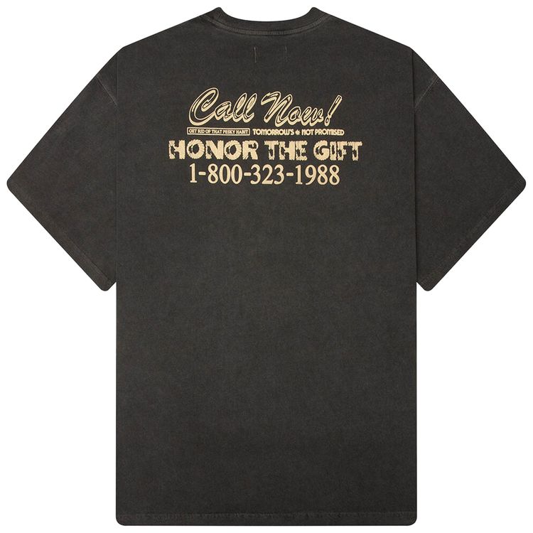 Honor The Gift Procastination Hotline Short Sleeve Black