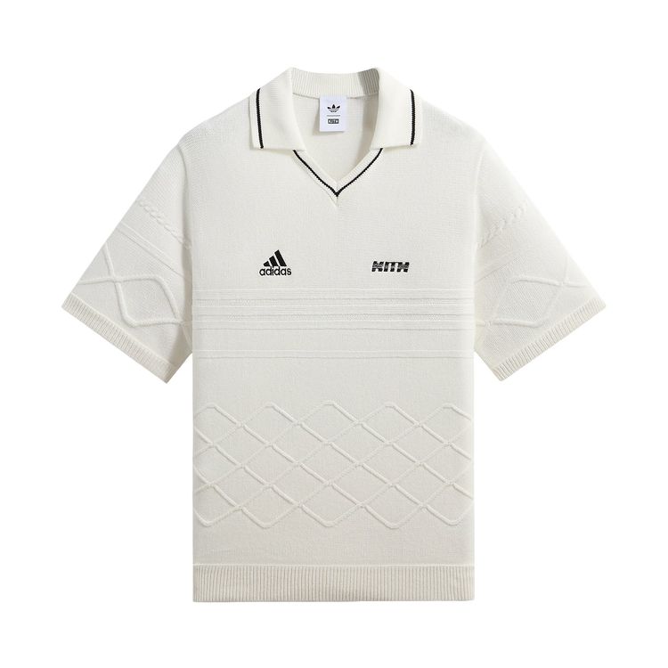 Kith x Messi For Adidas Knit Polo White