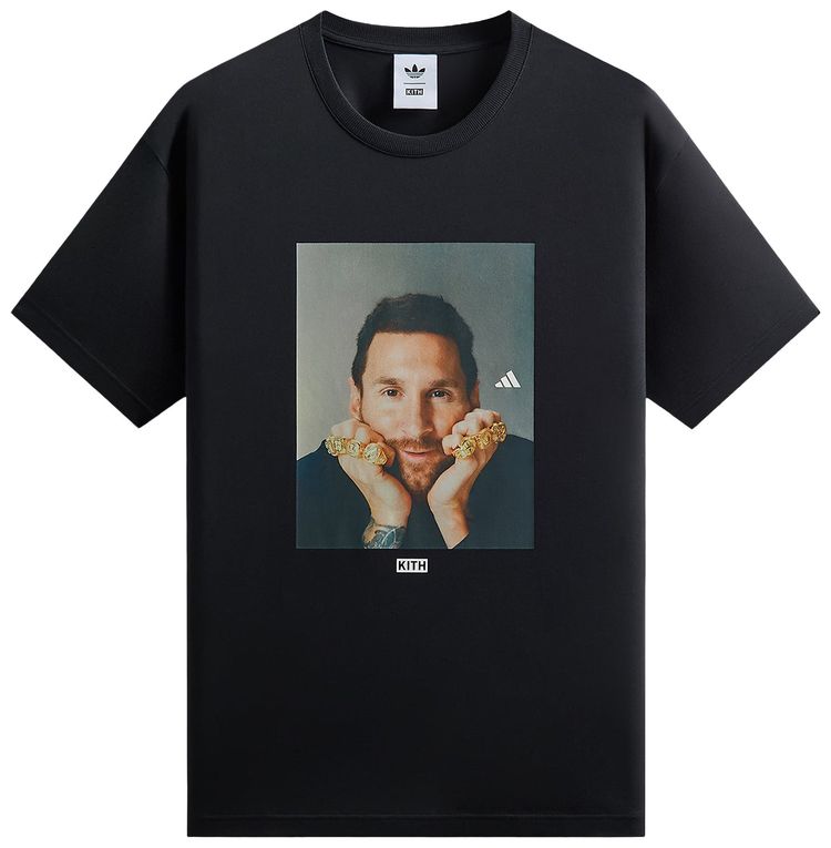 Kith x Messi For Adidas Graphic Tee Black