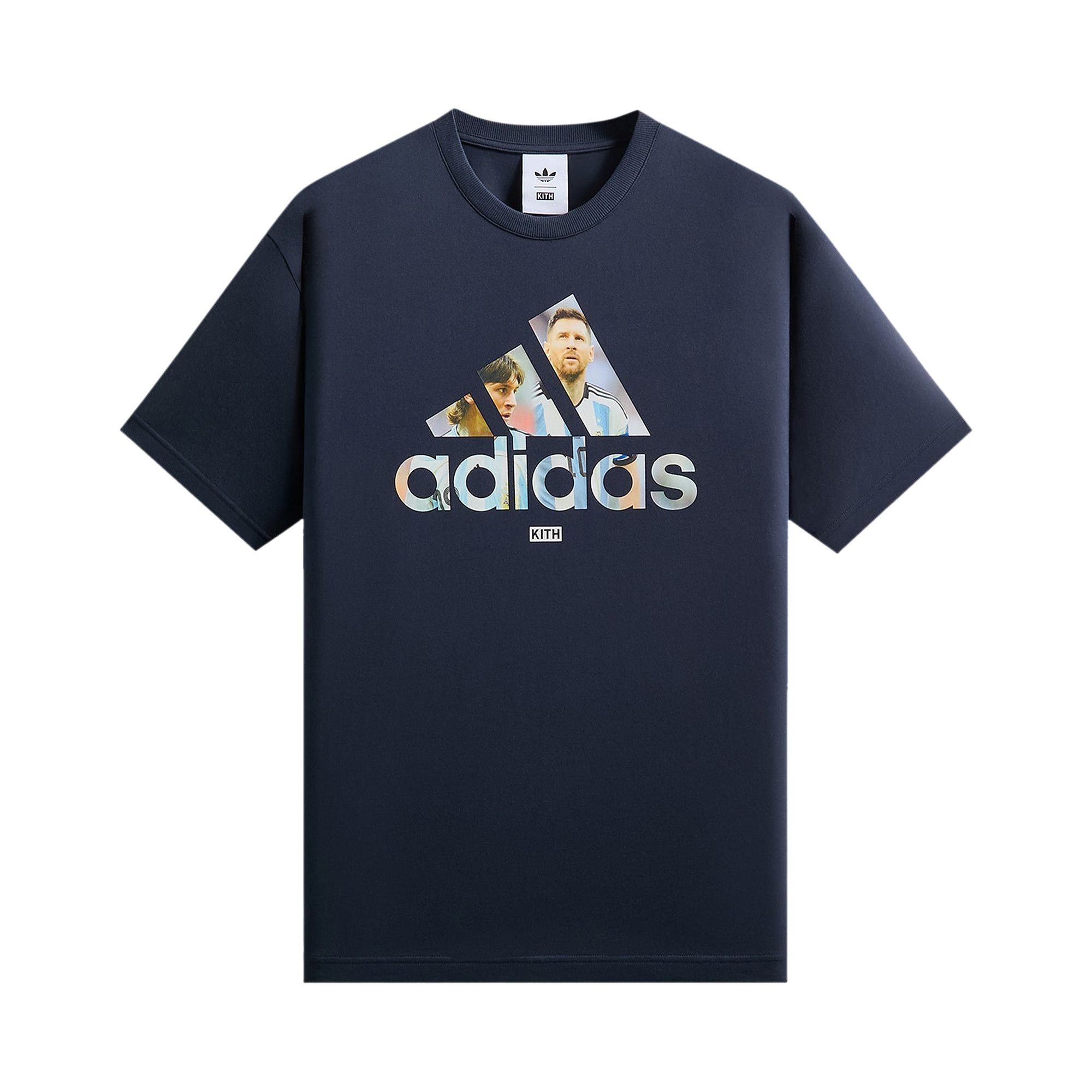 Buy Kith x Messi For Adidas Graphic Tee 'Night Navy' - ADKU4266 | GOAT
