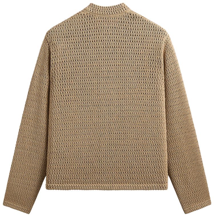 Kith Crochet Luke Zip Front Sweater Durum