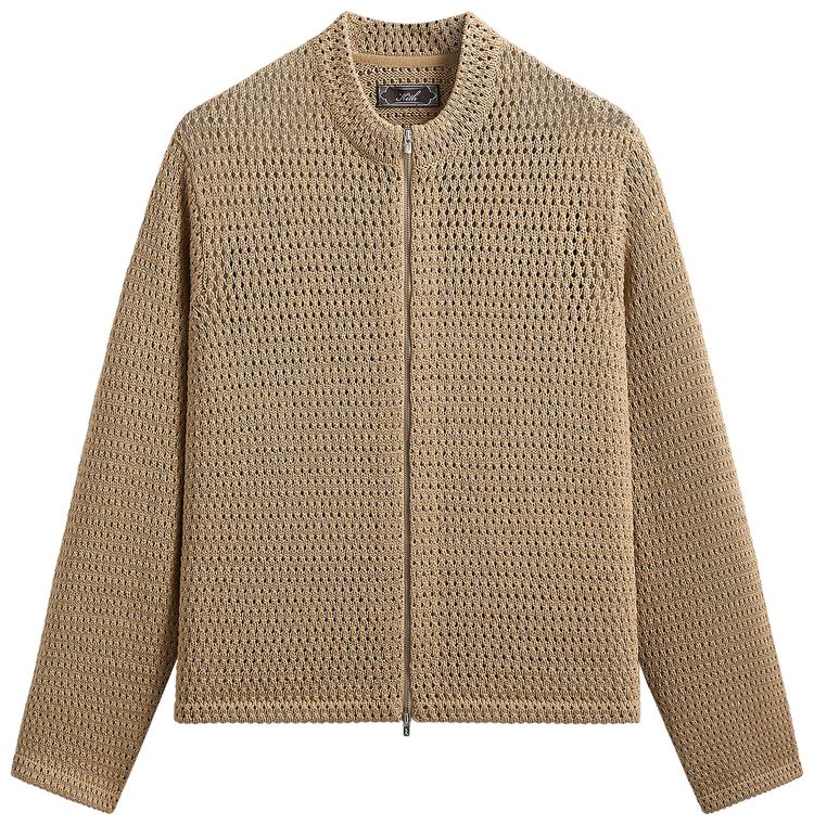 Kith Crochet Luke Zip Front Sweater Durum