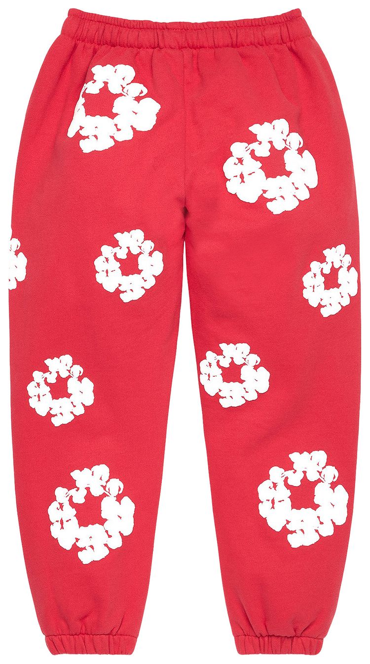 Denim Tears Cotton Wreath Sweatpants Red