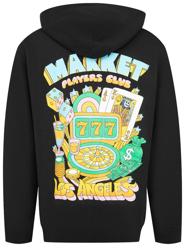 Market Players Club Hoodie Black