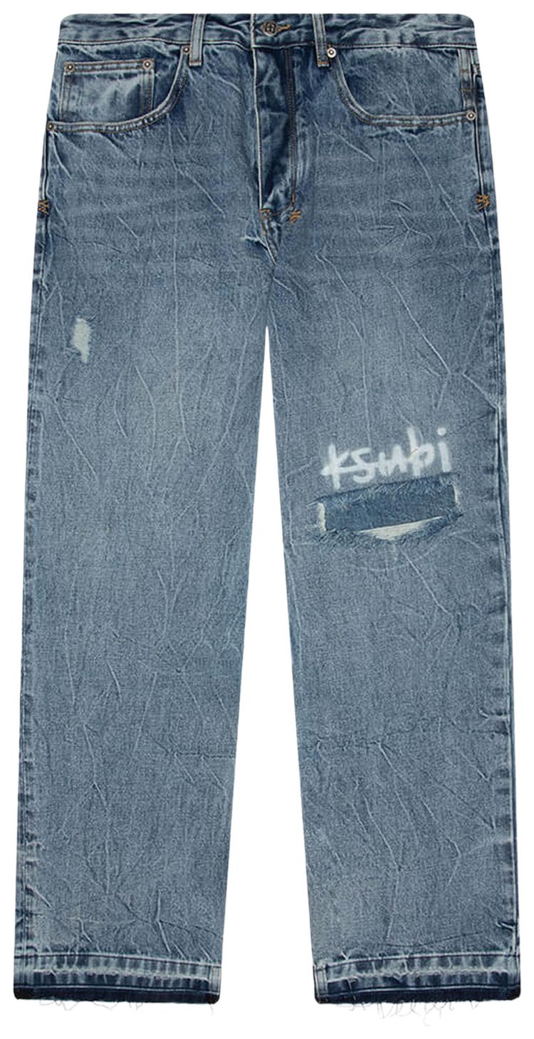 Ksubi Anti K Trashed 1999 Pant Public Blue