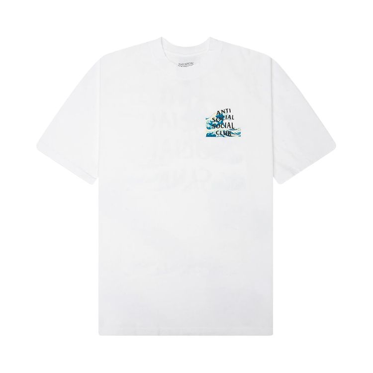 Anti Social Social Club Tonkatsu The Great Wave Tee White