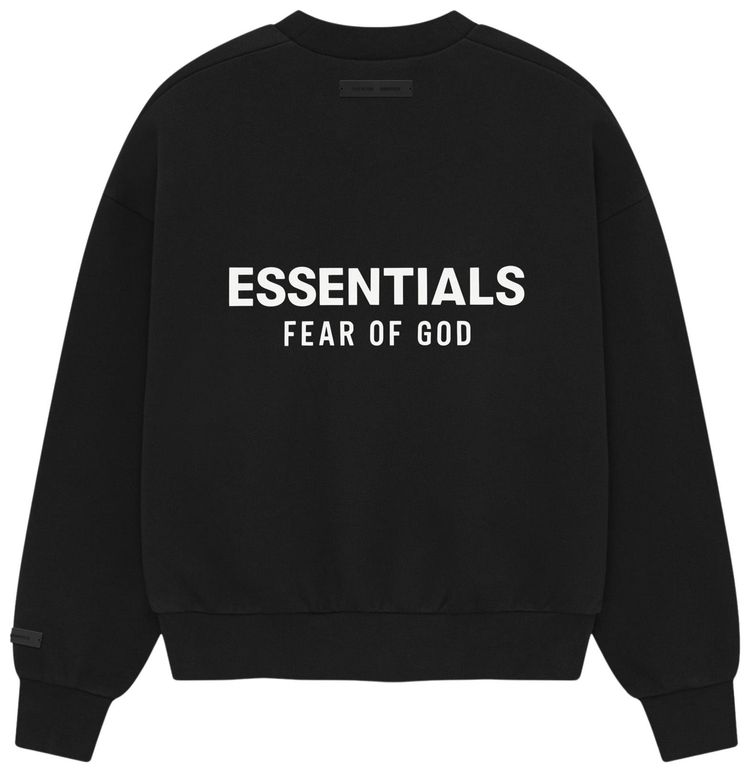 Fear of God Essentials Classic Crewneck Sweatshirt Vintage Black