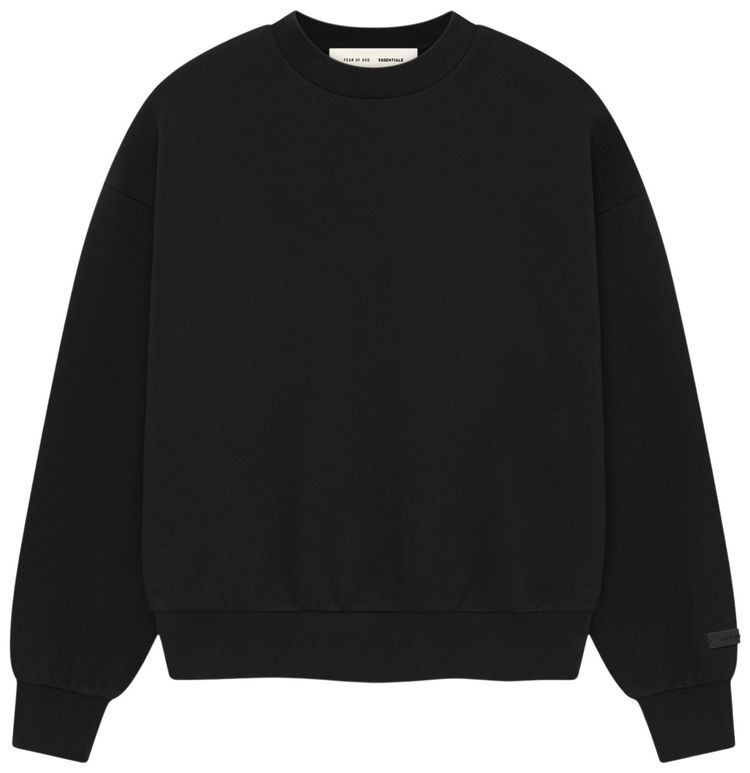 Fear of God Essentials Classic Crewneck Sweatshirt Vintage Black