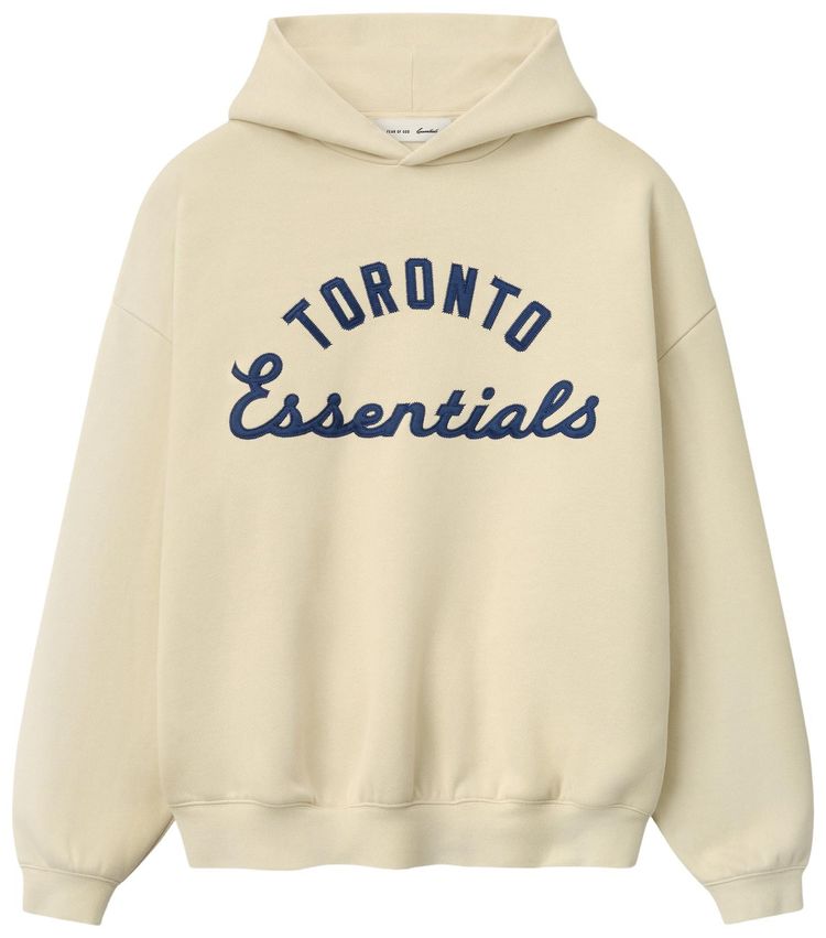 Fear of God Essentials Blue Jays Sport Hoodie Oat