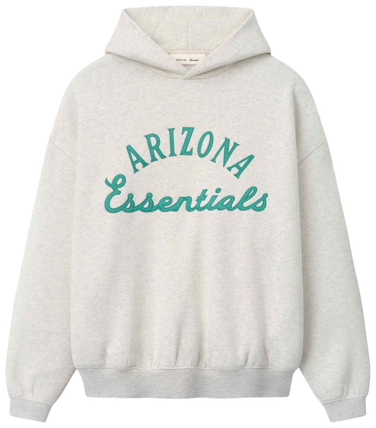 Fear of God Essentials Diamondbacks Sport Hoodie Oatmeal Heather Light Heather Rib