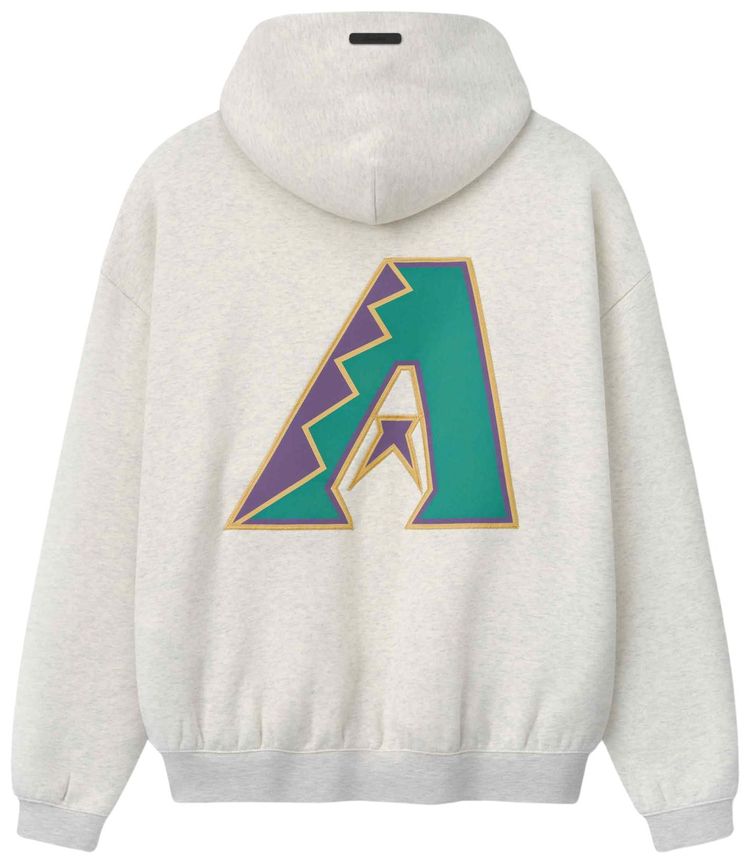 Fear of God Essentials Diamondbacks Sport Hoodie Oatmeal Heather Light Heather Rib