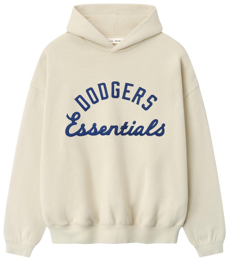 Fear of God Essentials Dodgers Sport Hoodie Oat
