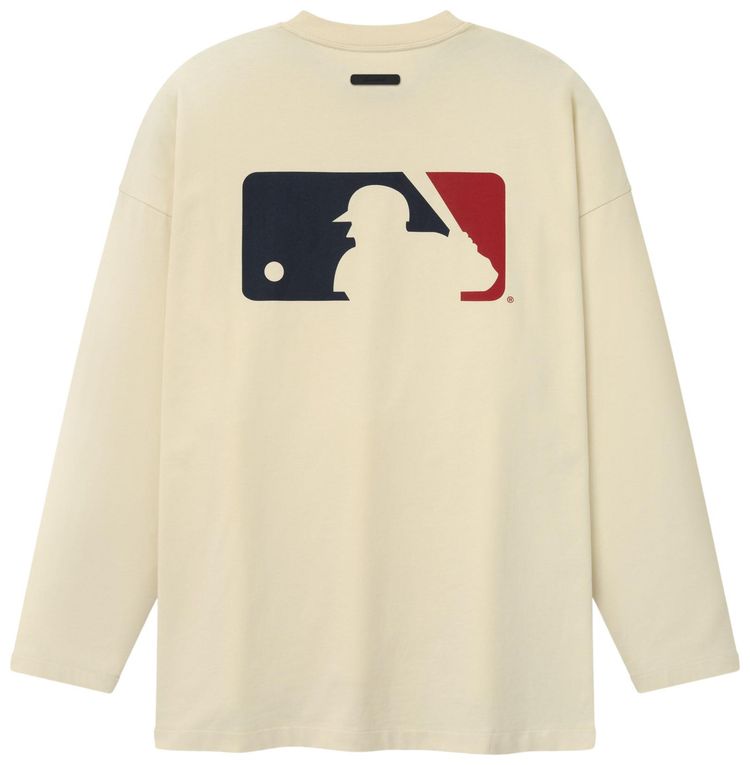 Fear of God Essentials MLB Boxy Long Sleeve Tee Oat