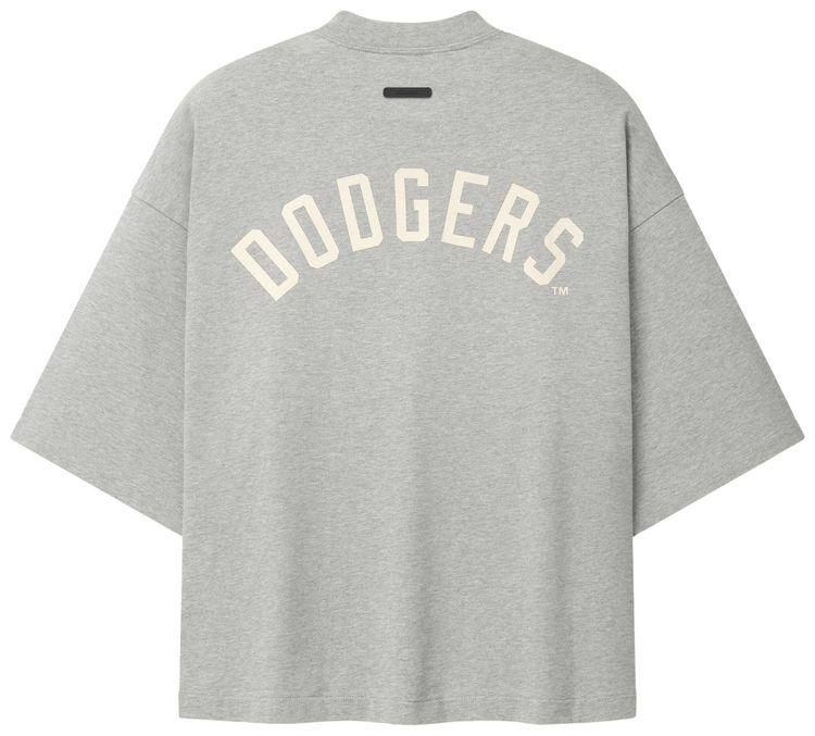 Fear of God Essentials Dodgers Merch Tee Concrete Heather