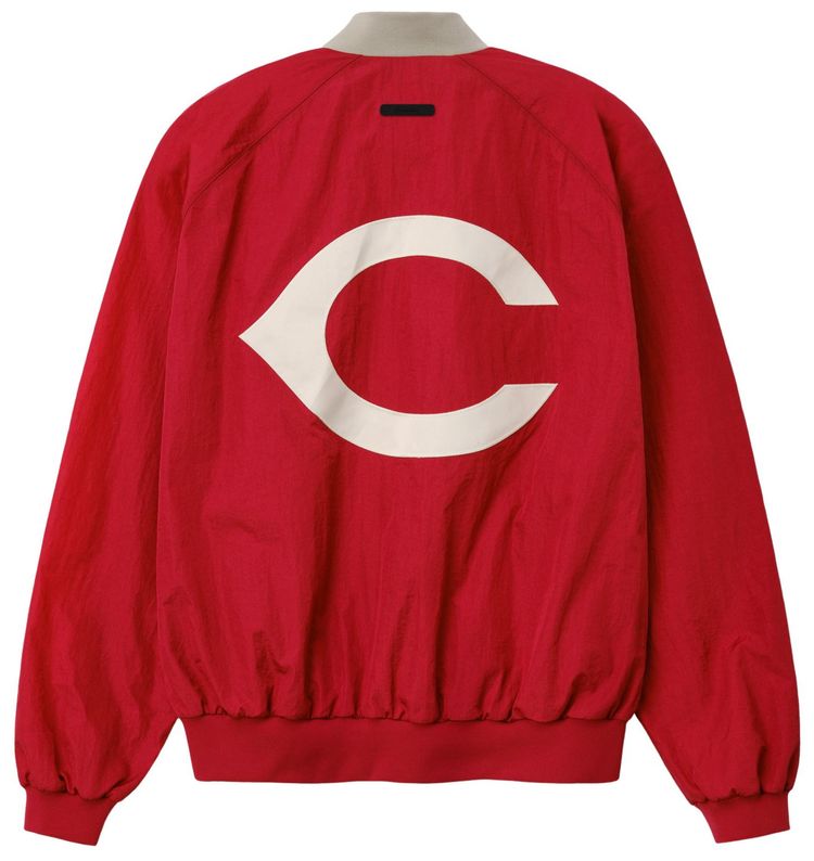 Fear of God Essentials Reds Half Zip Pullover Stone Red Seal Rib