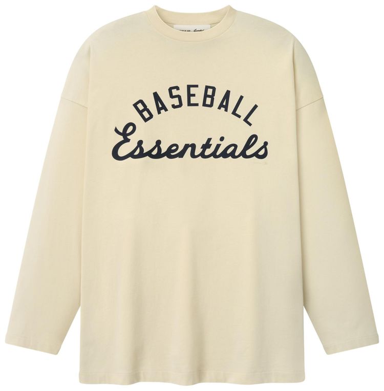 Fear of God Essentials MLB Boxy Long Sleeve Tee Oat