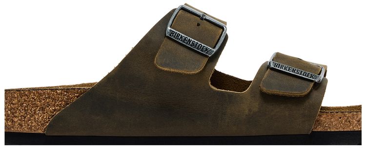 Birkenstock Arizona Soft Footbed Oiled Leather Faded Khaki