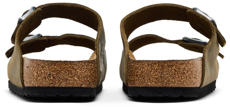 Birkenstock Arizona Soft Footbed Oiled Leather Faded Khaki
