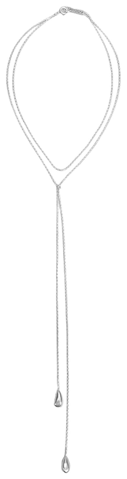 Isabel Marant Drop Pendant Necklace Silver
