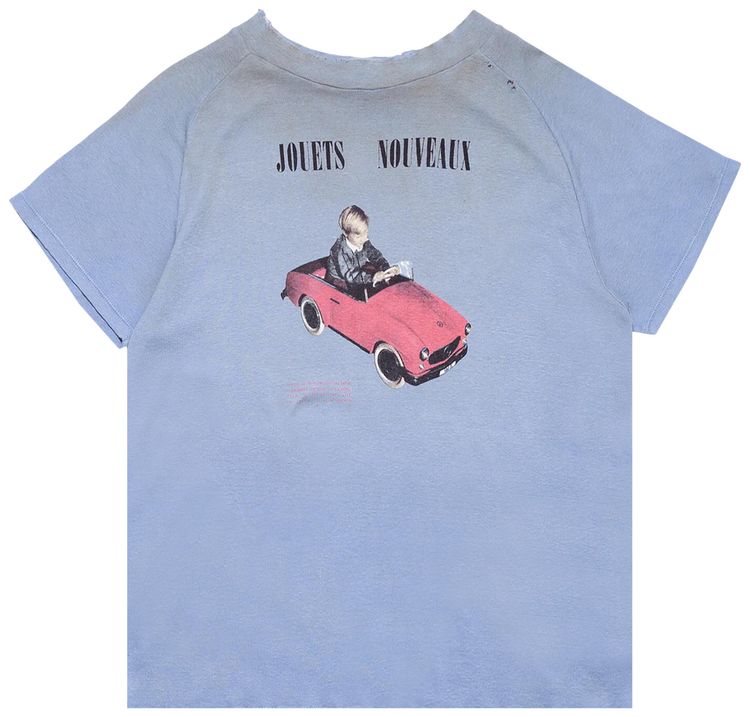 Enfants Riches Deprimes Jouets Nouveaux Raglan T Shirt Sun Faded Blue