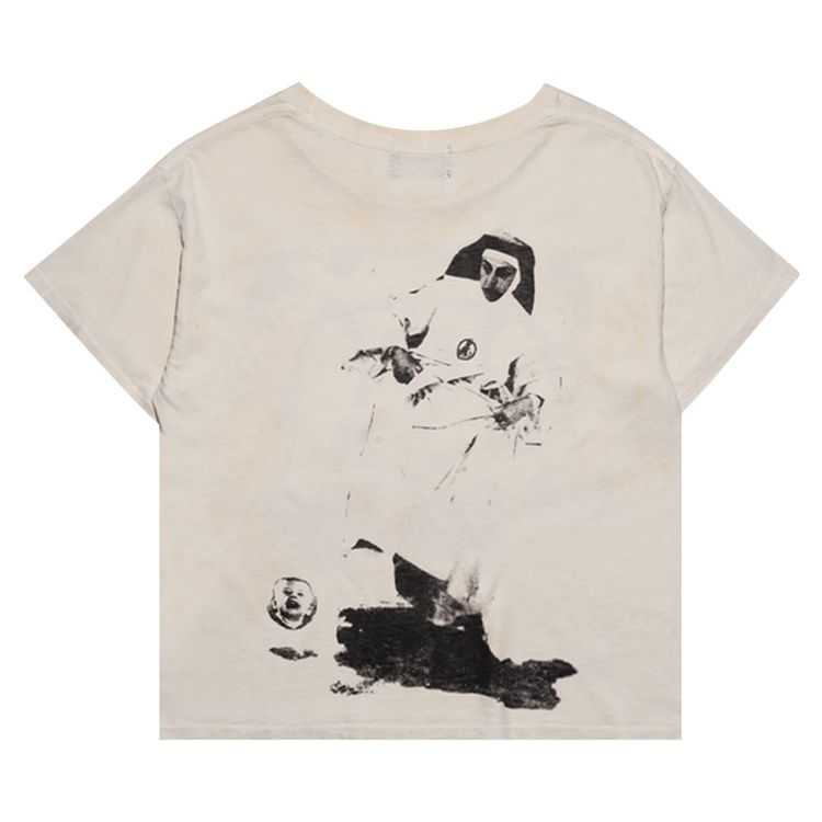 Enfants Riches Deprimes Nun Kicks T Shirt Dirty White