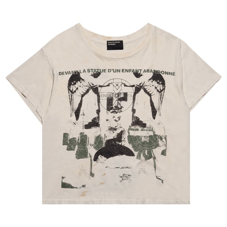Enfants Riches Deprimes Nun Kicks T Shirt Dirty White