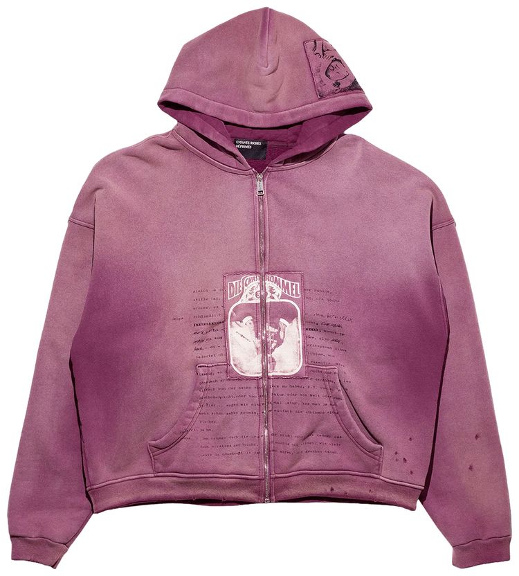 Enfants Riches Deprimes RockPaperScissors II Assemblage Zip Hoodie Maroon