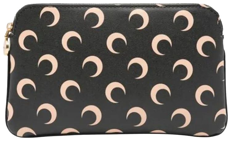 Marine Serre Moon Canvas Pouch Inverse Tan