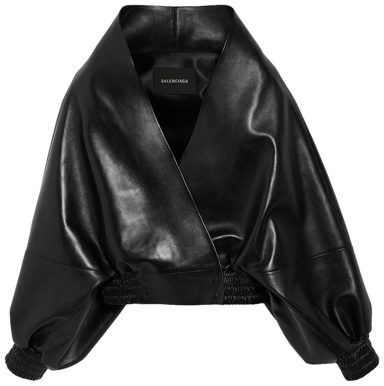 Balenciaga Folded Jacket Black